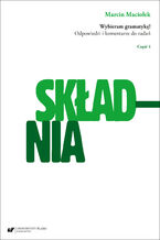 Okładka - Wybieram gramatykę! Odpowiedzi i komentarze do zadań. Cz. 4: Składnia - Marcin Maciołek