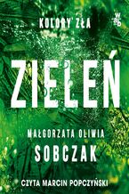 Okładka - Kolory zła. Zieleń. Tom 6 - Małgorzata Oliwia Sobczak