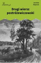 Okładka - Drugi wiersz postróżewiczowski - Jarosław Klejnocki