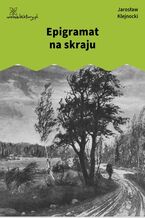 Okładka - Epigramat na skraju - Jarosław Klejnocki