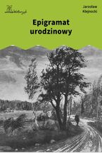 Okładka - Epigramat urodzinowy - Jarosław Klejnocki