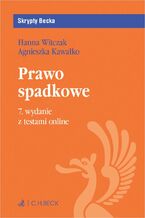Okładka - Prawo spadkowe z testami online - Agnieszka Kawałko, Hanna Witczak prof. KUL