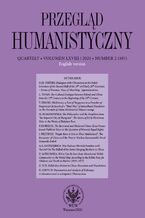 Okładka - Przegląd Humanistyczny 2024/2 (485). English version - Dawid Maria Osiński