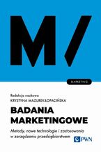 Okładka - Badania marketingowe - Krystyna Mazurek-Łopacińska