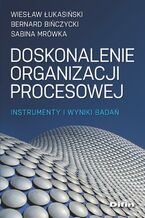 Okładka - Doskonalenie organizacji procesowej. Instrumenty i wyniki badań - Łukasiński Wiesław Bińczycki Bernard Mrówka Sabina