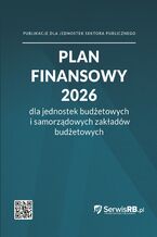 Okładka - Plan finansowy 2026 dla JSFP - Praca zbiorowa