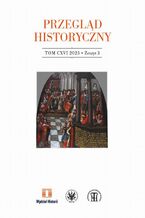 Okładka - Przegląd Historyczny 2025/3 - Maciej Mycielski