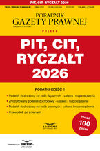 Okładka - PIT, CIT, ryczałt 2026 - praca zbiorowa