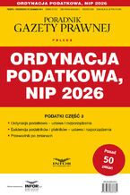 Okładka - Ordynacja podatkowa, NIP 2026 - praca zbiorowa