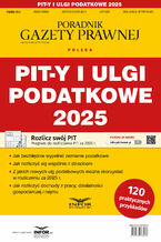 Okładka - PIT-y i ulgi podatkowe 2025 - Grzegorz Ziółkowski