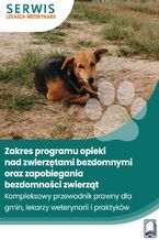 Okładka - Zakres programu opieki nad zwierzętami bezdomnymi oraz zapobiegania bezdomności zwierząt - Marzena Pytlarz-Pietraszko