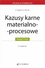 Okładka - Kazusy karne materialno-procesowe - Zuzanna Gądzik, Adrian Zbiciak