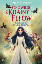 Okładka - Opowieść z Krainy Elfów 2  Czarodziejka Czarna Kruczyca (#2) - Peter Gotthardt