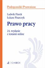 Okładka - Prawo pracy z testami online - Ludwik Florek, Łukasz Pisarczyk
