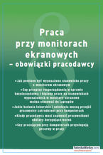 Okładka - Praca przy monitorach ekranowych - obowiązki pracodawcy - Agata Lankamer-Prasołek