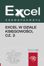 Okładka książki Excel w dziale księgowości, cz. 2