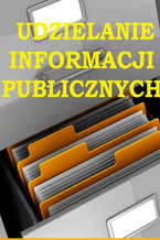 Okładka - Udzielanie informacji publicznych - Maria Kucharska-Fiałkowska