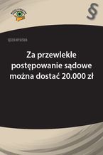 Okładka - Sędzia wyjaśnia: Za przewlekłe postępowanie sądowe można dostać 20.000 zł - Rafał Krawczyk