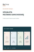 Okładka - Specjalista mechaniki samochodowej – bezpłatny ebook KAR-GROUP - KAR-GROUP