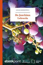 Okadka ksiki Do Joachima Lelewela