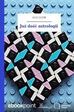 Okładka - Już dość astrologii - Max Jacob