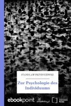 Okadka ksiki Zur Psychologie des Individuums