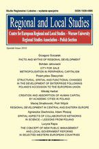 Okadka ksiki Regional and Local Studies, special issue 2010