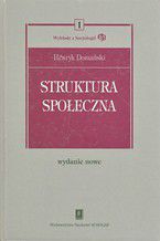 Okładka - Struktura społeczna - Henryk Domański