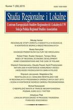 Okładka - Studia Regionalne i Lokalne nr 1(59)/2015 - Adam Gendźwiłł, Grzegorz Gorzelak, Wojciech Dziemianowicz, Mikołaj Herbst, Wojciech Jarczewski, Tomasz Skica, Beata Namyślak, Robert Pater, Rusłan Harasym, Klaudia Peszat, Kamil Przyborowski, Magdalena Dej, Michał Rzeszewski, Arkadiusz Ptak