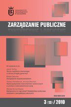 Okładka - Zarządzanie Publiczne nr 3(13)/2010 - Jerzy Hausner