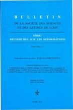 Okładka - Bulletin de la Société des sciences et des lettres de Łódź, Série: Recherches sur les déformations t. 63 z. 1 - Praca zbiorowa