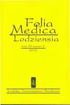 Folia Medica Lodziensia t. 39 z. 2/2012