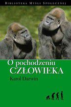 Okładka - O pochodzeniu człowieka - Karol Darwin