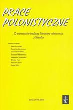 Okładka - Prace Polonistyczne t. 68/2013 - Praca zbiorowa