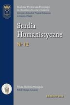 Okadka ksiki Studia Humanistyczne Nr 12 -2012