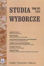 Okładka - Studia Wyborcze t. 16 - Praca zbiorowa