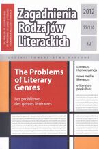 Okładka - Zagadnienia Rodzajów Literackich t. 55 (110) z. 2/2012 - Praca zbiorowa