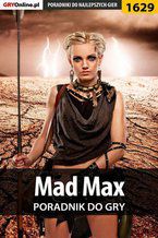 Okadka ksiki Mad Max - poradnik do gry