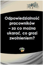 Okładka - Odpowiedzialność pracowników - za co można ukarać, co grozi zwolnieniem? - Marek Rotkiewicz