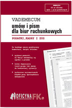 Okładka - Vademecum umów i pism dla biur rachunkowych 2016 - praca zbiorowa