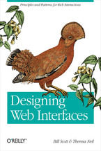 Designing Web Interfaces. Principles and Patterns for Rich Interactions