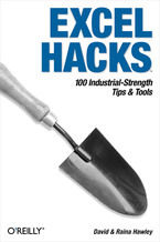 Okładka książki Excel Hacks. 100 Industrial Strength Tips and Tools