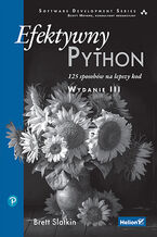 Okładka - Efektywny Python. 125 sposobów na lepszy kod. Wydanie III - Brett Slatkin
