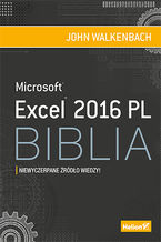 Okładka książki Excel 2016 PL. Biblia