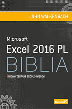 Okadka ksiki Excel 2016 PL. Biblia