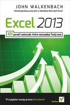 Okładka - Excel 2013. 101 porad i sztuczek które oszczędzą Twój czas - John Walkenbach
