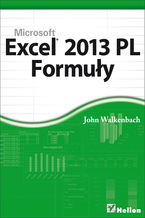 Okładka książki Excel 2013 PL. Formuły