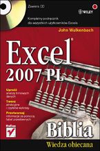Okładka - Excel 2007 PL. Biblia - John Walkenbach