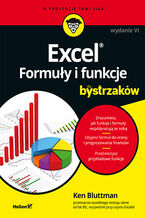 Okładka - Excel. Formuły i funkcje dla bystrzaków. Wydanie VI - Ken Bluttman