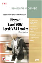 Okładka książki Excel 2007. Język VBA i makra. Rozwiązania w biznesie
